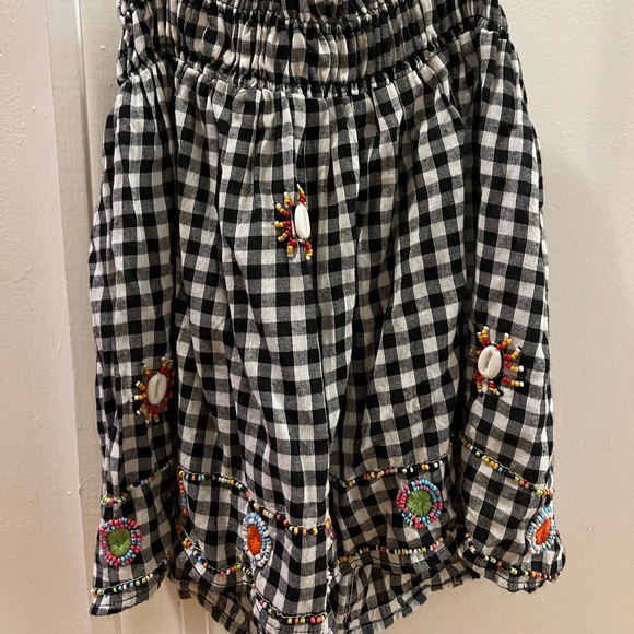 Nwt Urban Outfitters Checkered Beaded Tank Top - Picture 2 of 5